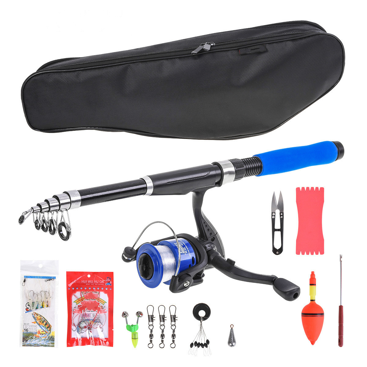Ultimate Multi-Functional Light Fishing Rod Set - Imported from Japan
