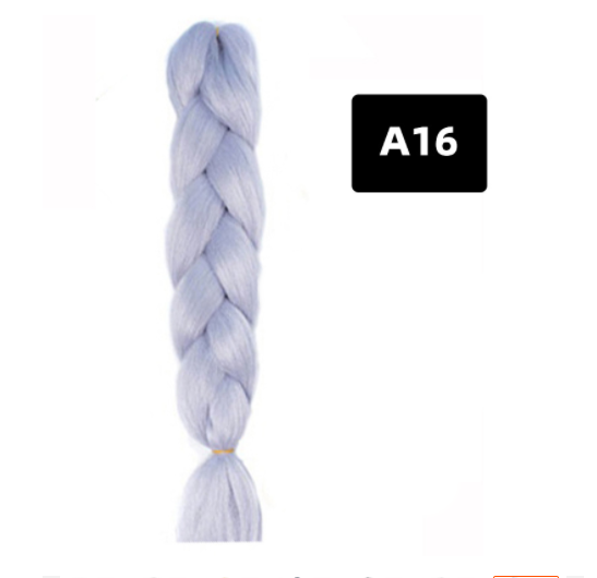 Colorful Big Braid African High-Temperature Silk Wig with Gradient Design - Image 28