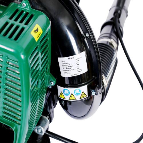 Powerful 2-Stroke Backpack Leaf Blower - 63.3cc Gas Engine, 3.6HP, 750CFM - Image 7
