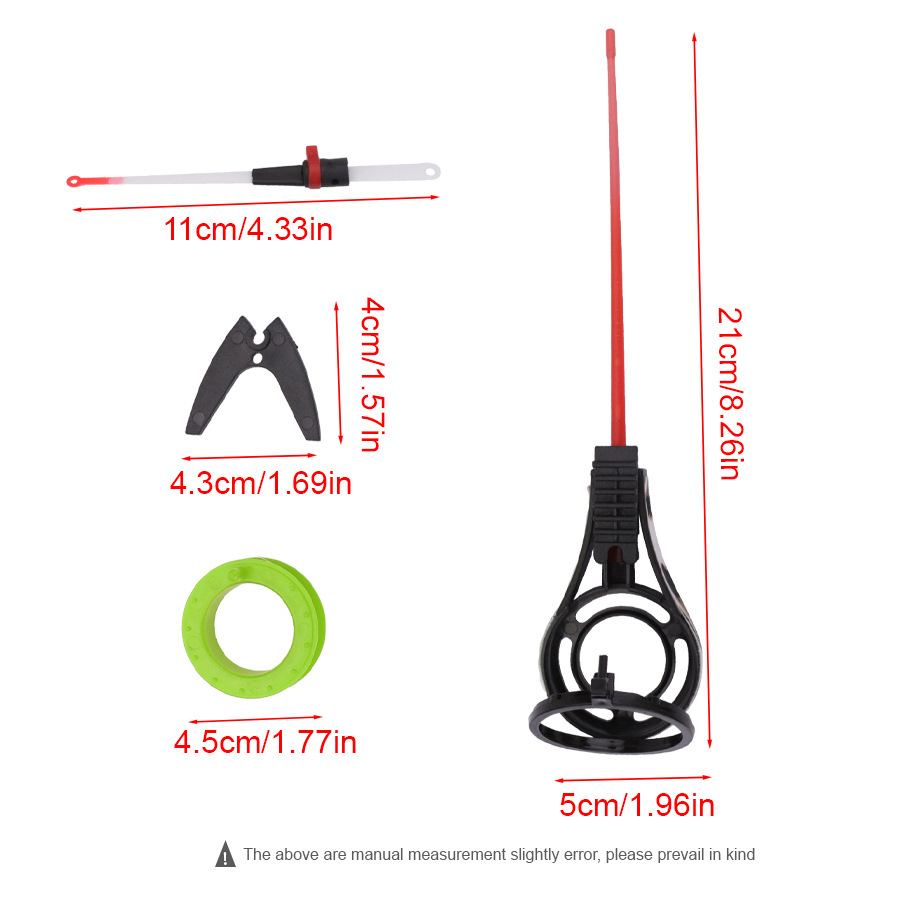 Portable Removable Replacement Plastic Ice Fishing Rod for Easy Use - Image 4