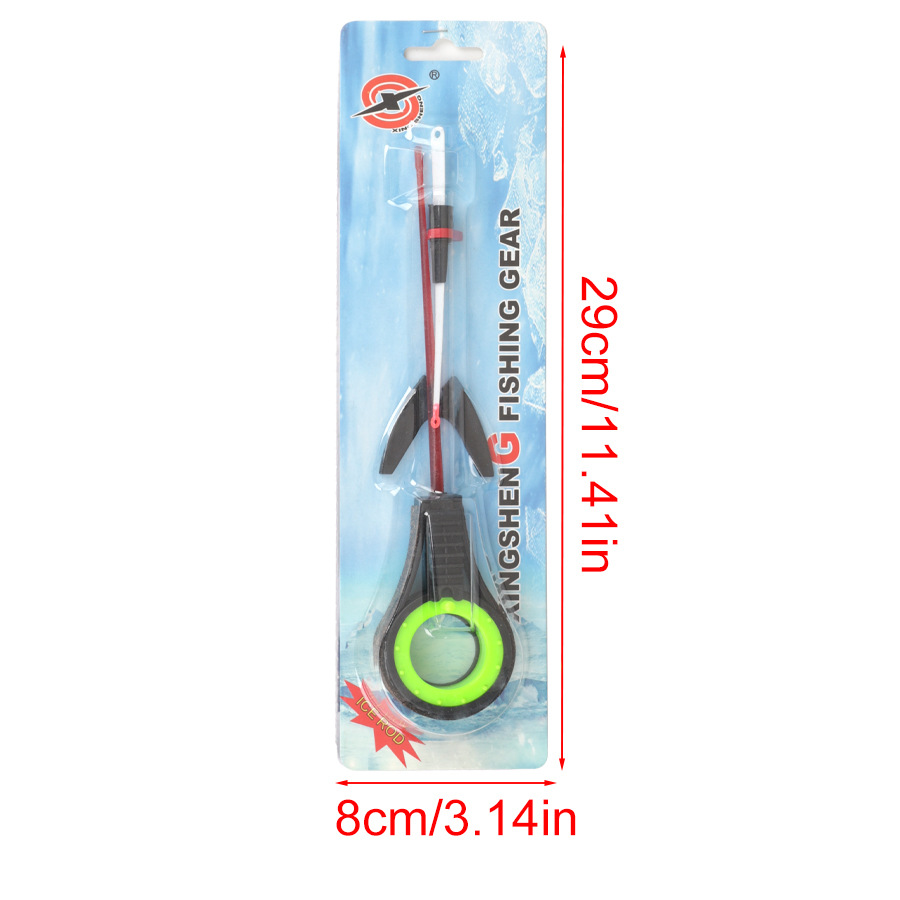 Portable Removable Replacement Plastic Ice Fishing Rod for Easy Use - Image 5