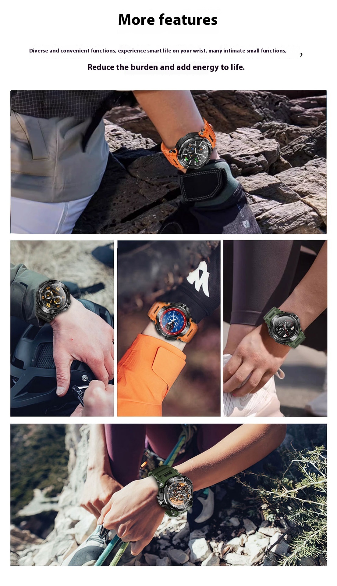 Bluetooth-Compatible Smart Watch with Calling, Heart Rate, Blood Pressure, Blood Oxygen & Sleep Monitoring - Image 4