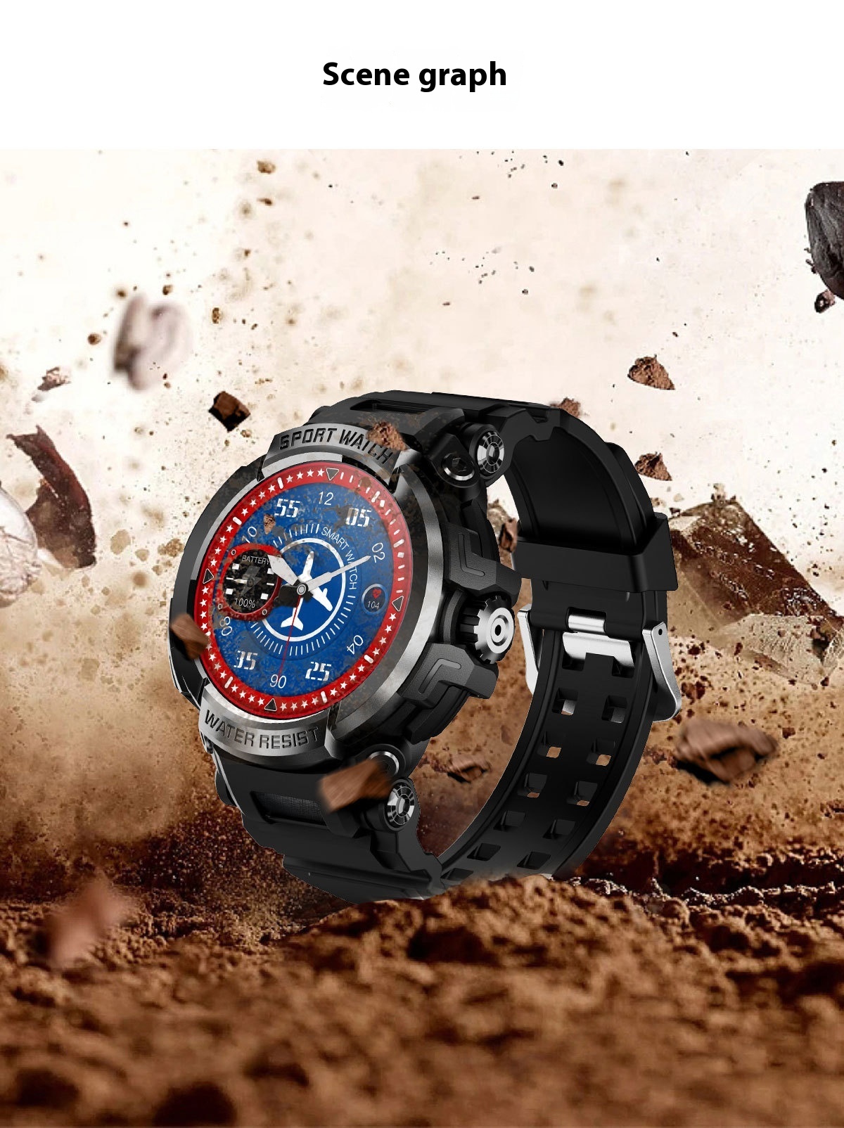 Bluetooth-Compatible Smart Watch with Calling, Heart Rate, Blood Pressure, Blood Oxygen & Sleep Monitoring - Image 5