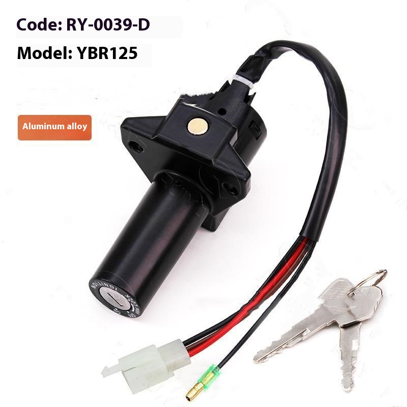 YBR125 Motorcycle Lock Set - Ignition, Tank Cover & Electric Door Lock - Image 2