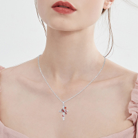 Cardinal Cross Birthstone Necklace - Stunning Jewelry Gift for All Occasions - Image 3