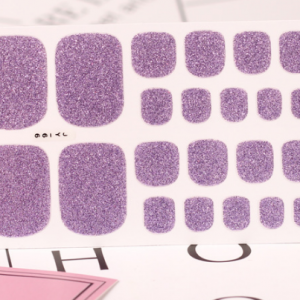 22 Solid Color Nail Art Stickers - Green Onion Powder Foot Design Stickers