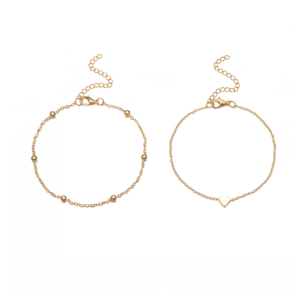 Big Love Anklet with Oval Bead Chain - Stylish and Unique Accessory - Image 4