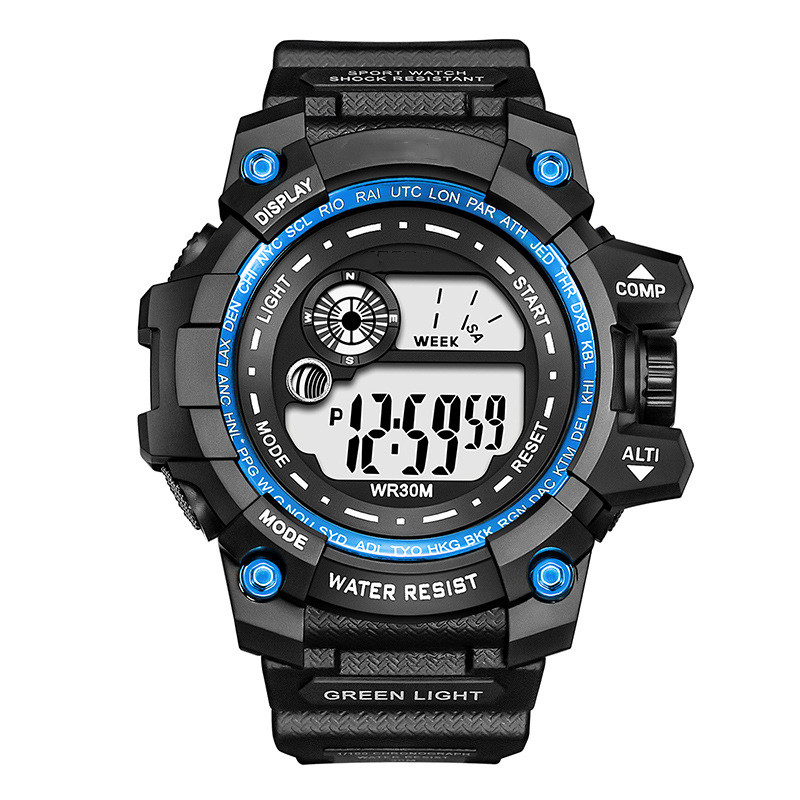 Waterproof Luminous Digital Display Watch for Men and Women - Stylish Electronic Timepiece - Image 3