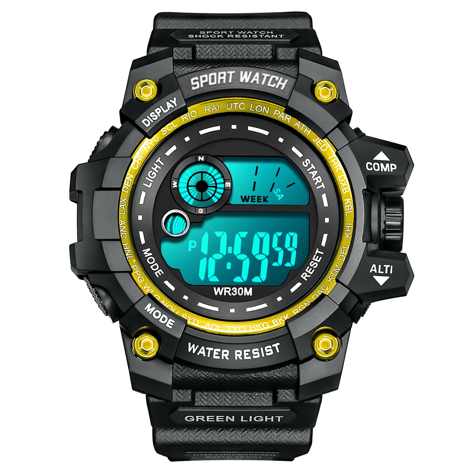 Waterproof Luminous Digital Display Watch for Men and Women - Stylish Electronic Timepiece - Image 6