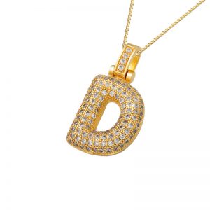 Trendy Hip Hop Style Copper Inlaid Zircon Necklace - Fashionable & Exquisite