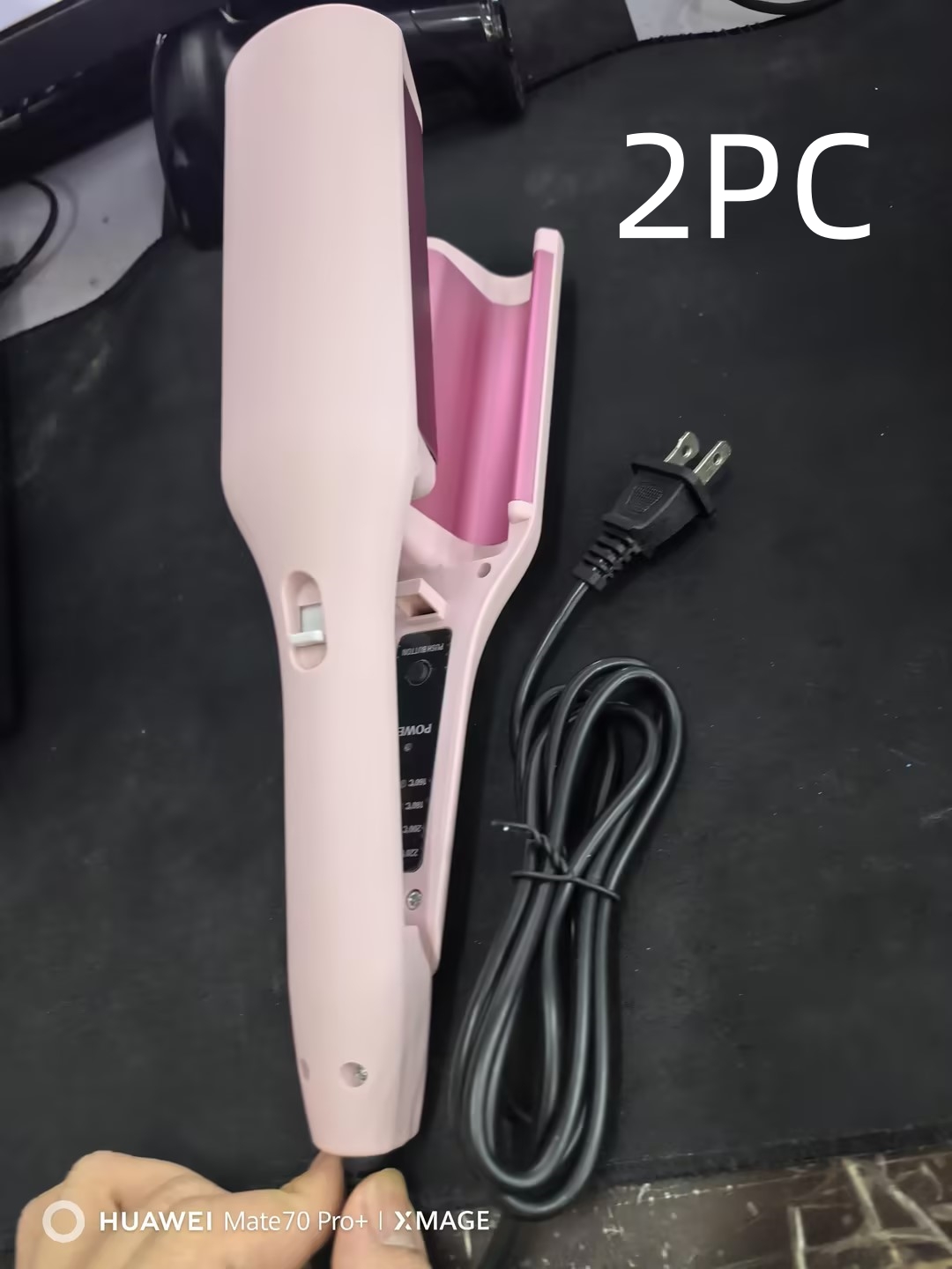 32mm Deep Wave Hair Curling Iron - Adjustable Temperature Fast Heating Crimping Styler Wand for All Hair Types - Image 18