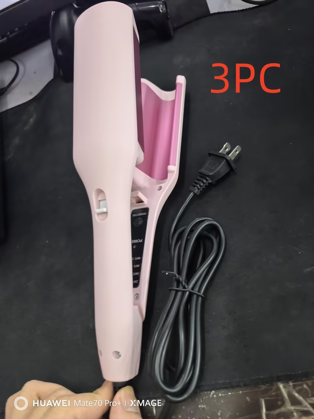 32mm Deep Wave Hair Curling Iron - Adjustable Temperature Fast Heating Crimping Styler Wand for All Hair Types - Image 24