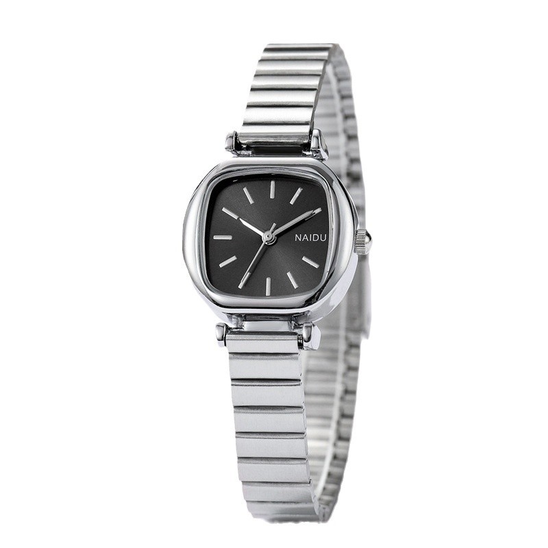 Stylish Simple Small Square Steel Watch for Ladies - New Fashion Accessory - Image 6