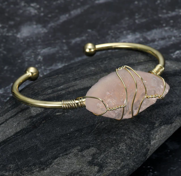 Asgard Artisan Natural Gemstone Bangle - Handcrafted Elegance and Style - Image 2