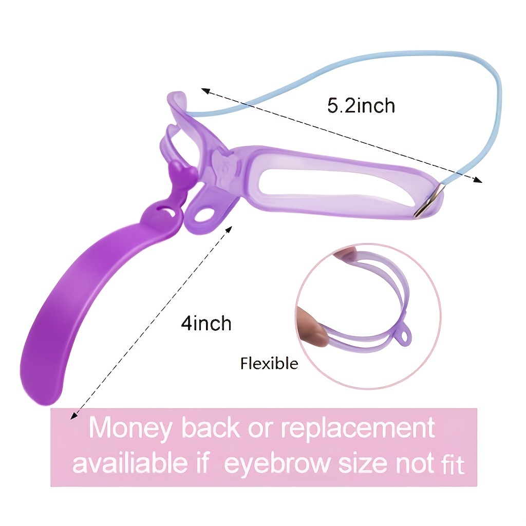 8pcs Eyebrow Stencils Kit - Reusable Eyebrow Templates with Handle in 8 Unique Styles for Perfect Shaping - Image 4