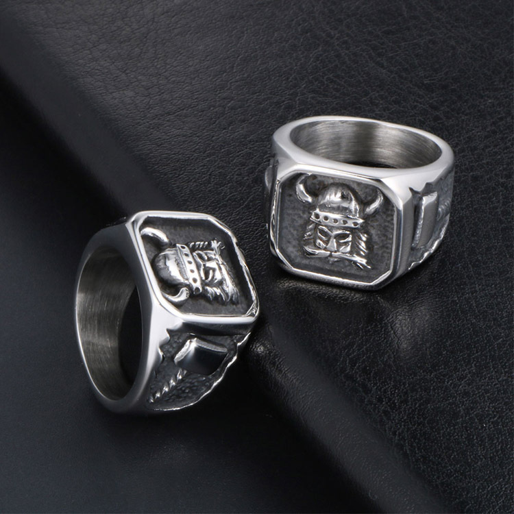 Stylish Men's Viking Ring - New Fashion Statement Accessory - Image 2