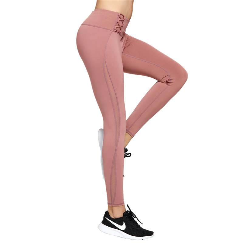 Yoga Fitness Pants for Women - Tight-Fitting, Quick-Drying High Waist Trousers for Running, Training, and Summer Workouts - Image 2