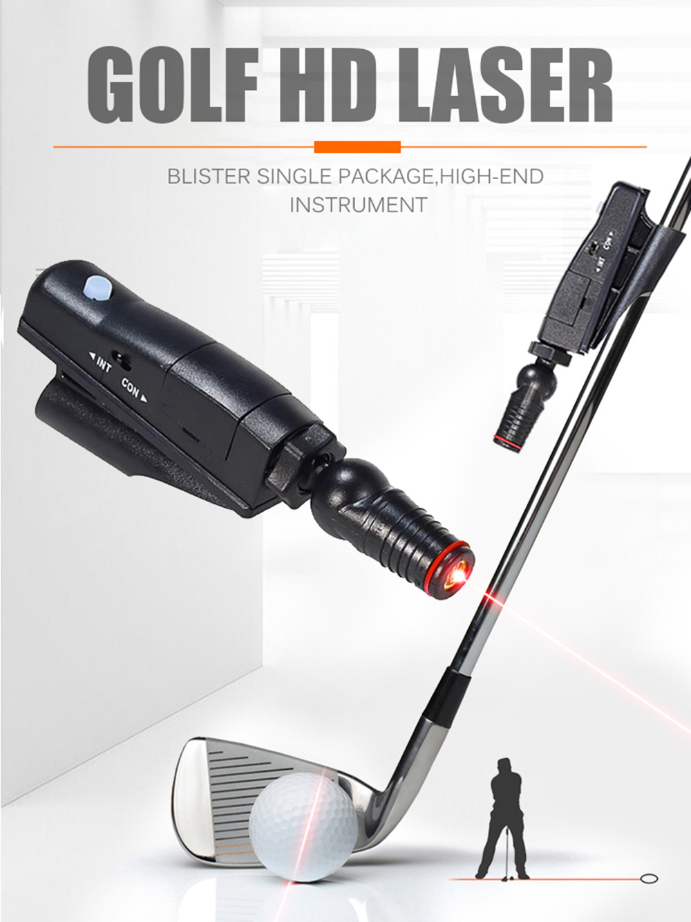 Golf Push Rod Laser Aiming Instrument - Precision Laser Sight for Accurate Targeting - Image 8