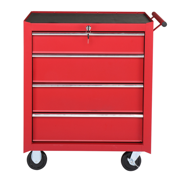 Single Bottom Cabinet with 4 Drawers - Durable Steel Maintenance Tool Cart - Image 9
