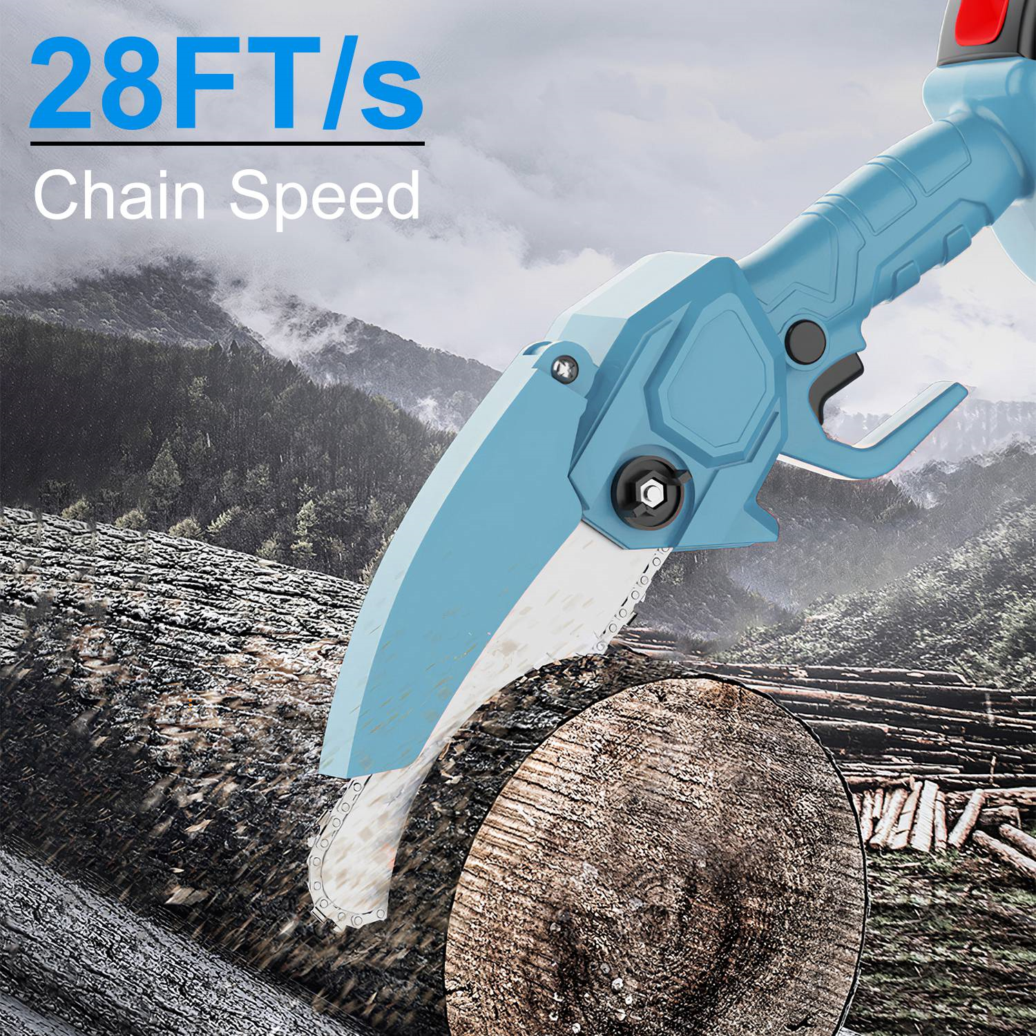 Mini 4-inch and 6-inch Chain Saws: Weekend Shipping Not Available - Image 7