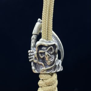 Stylish Outdoor Parachute Cord Brass Sickle Death Pendant - Unique Accessory
