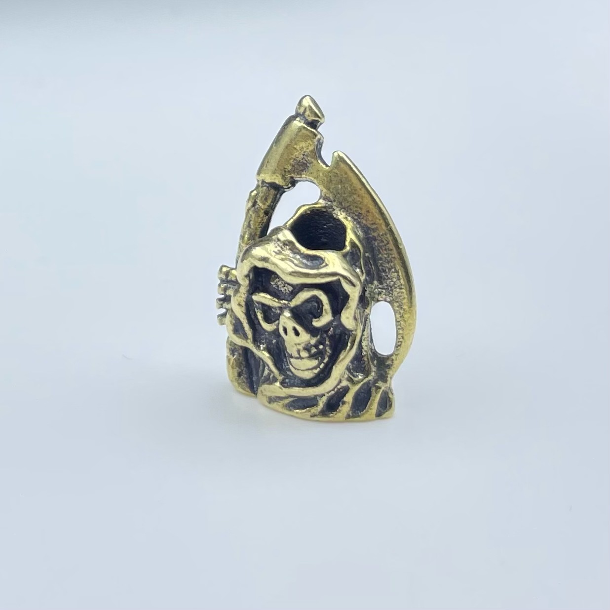 Stylish Outdoor Parachute Cord Brass Sickle Death Pendant - Unique Accessory - Image 6