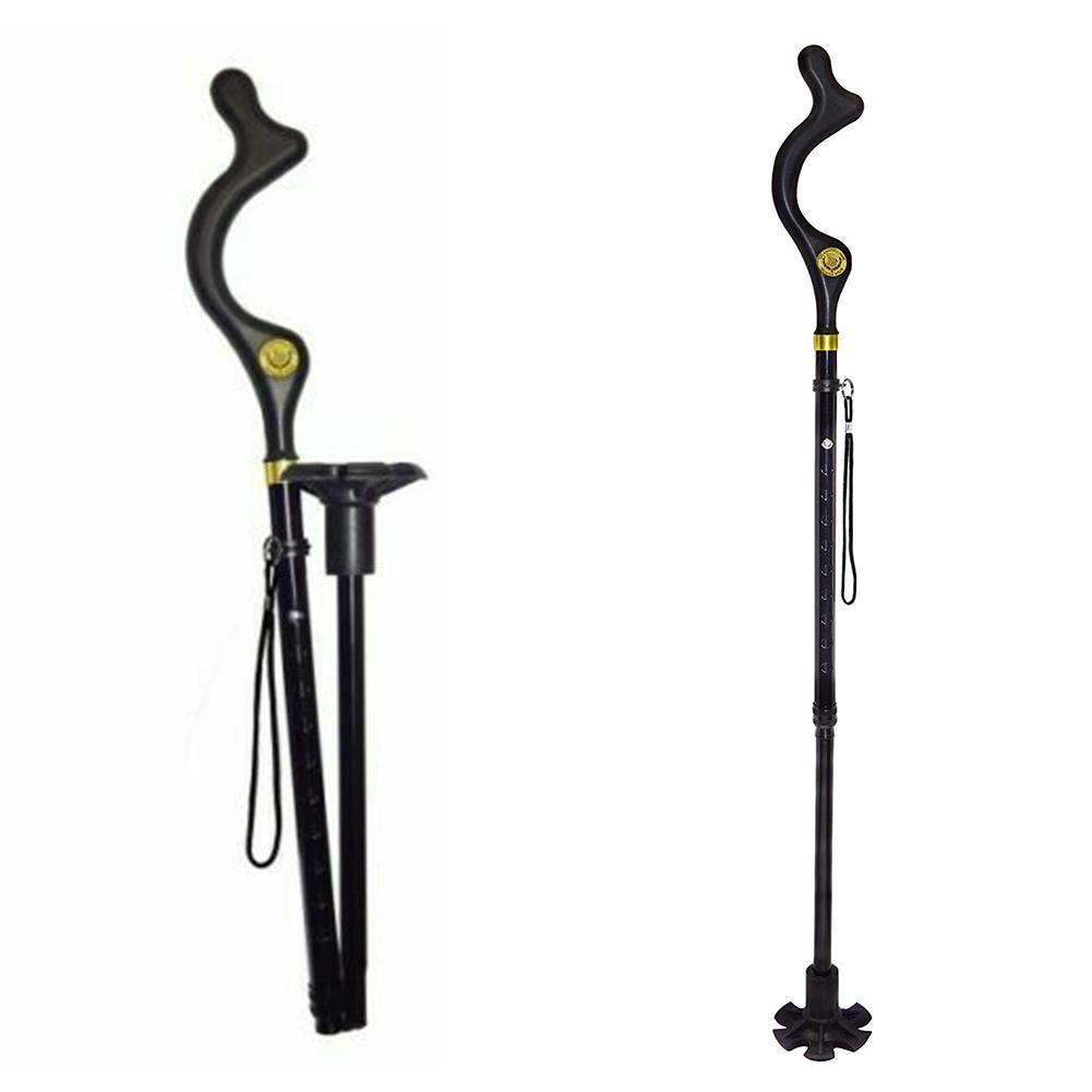 Telescopic Folding Stick Stool with Handle - Portable Walking Aid - Image 2