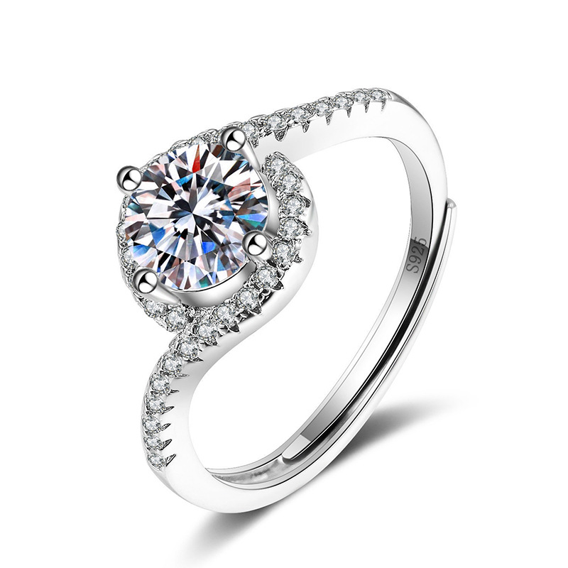 Imitation Moissan Diamond Ring for Women - Elegant Female Jewelry - Image 20