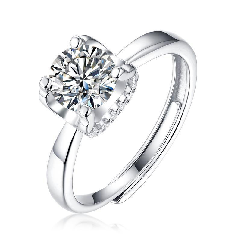 Imitation Moissan Diamond Ring for Women - Elegant Female Jewelry - Image 23