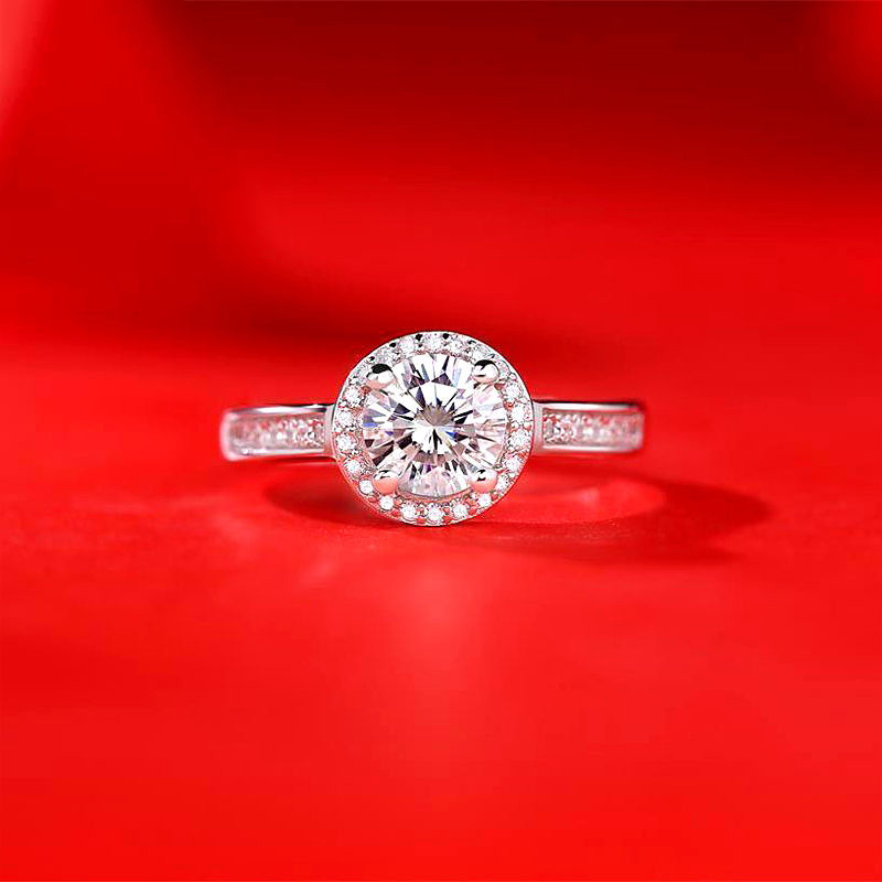 Imitation Moissan Diamond Ring for Women - Elegant Female Jewelry - Image 25