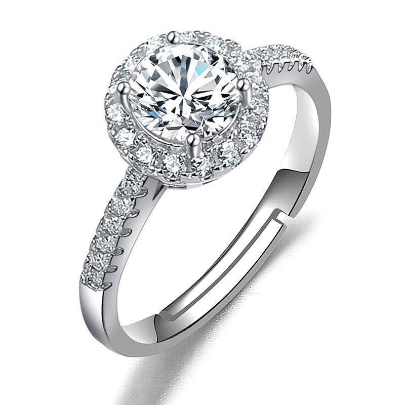Imitation Moissan Diamond Ring for Women - Elegant Female Jewelry - Image 30