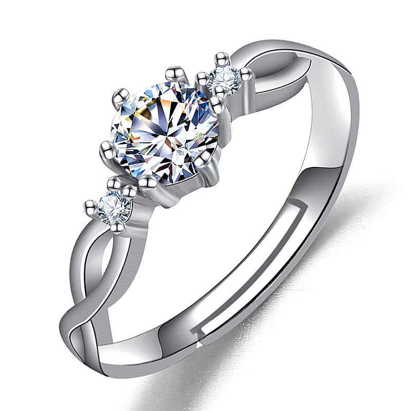 Imitation Moissan Diamond Ring for Women - Elegant Female Jewelry - Image 31