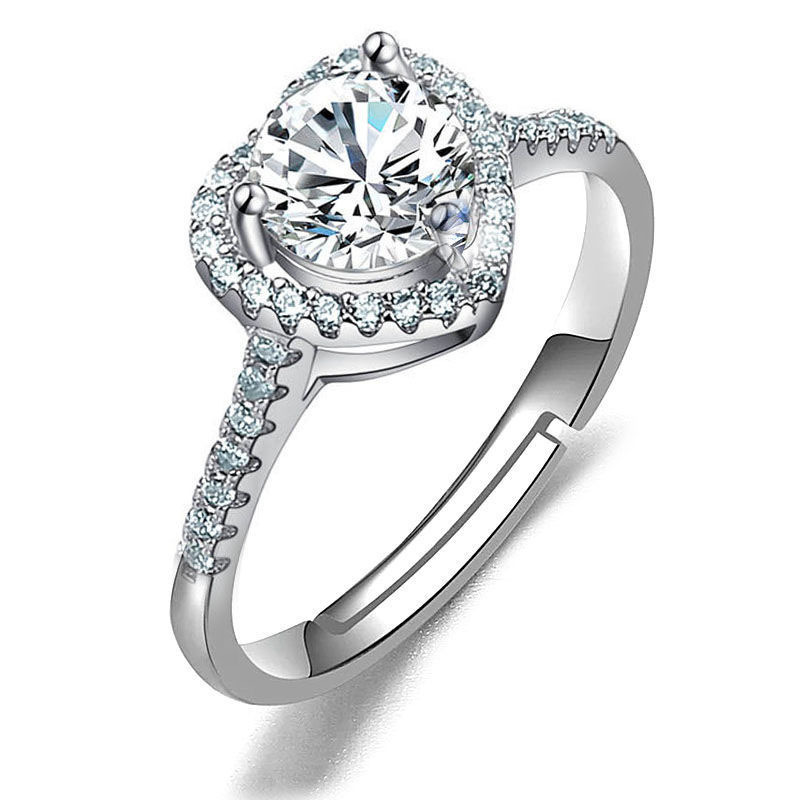 Imitation Moissan Diamond Ring for Women - Elegant Female Jewelry - Image 44
