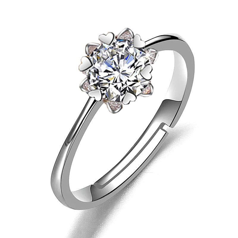 Imitation Moissan Diamond Ring for Women - Elegant Female Jewelry - Image 51