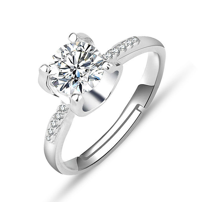 Imitation Moissan Diamond Ring for Women - Elegant Female Jewelry - Image 59