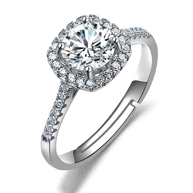Imitation Moissan Diamond Ring for Women - Elegant Female Jewelry - Image 69