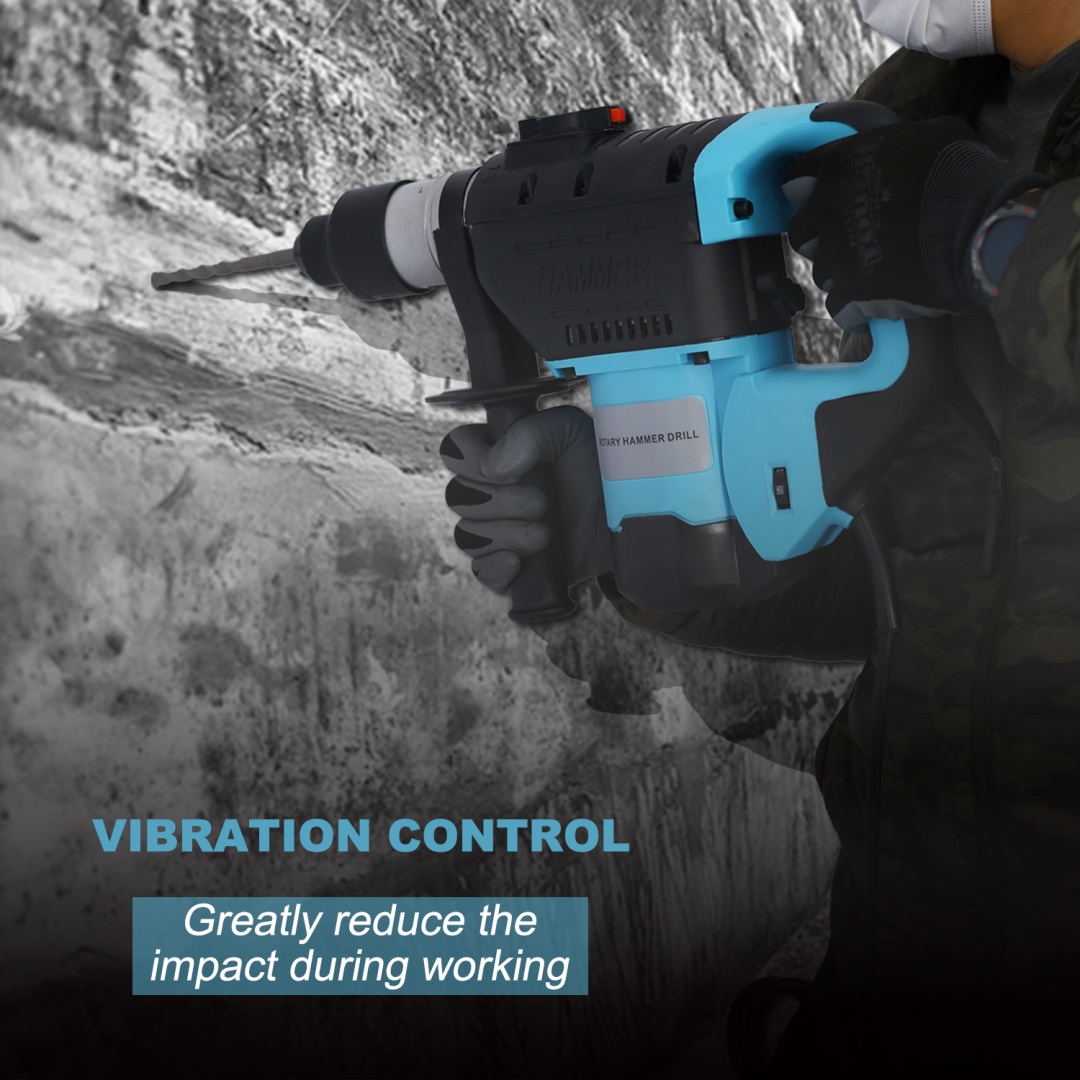 1100WSDS Rotary Hammer Drill - 3 Functionalities for Heavy-Duty Performance - Image 29
