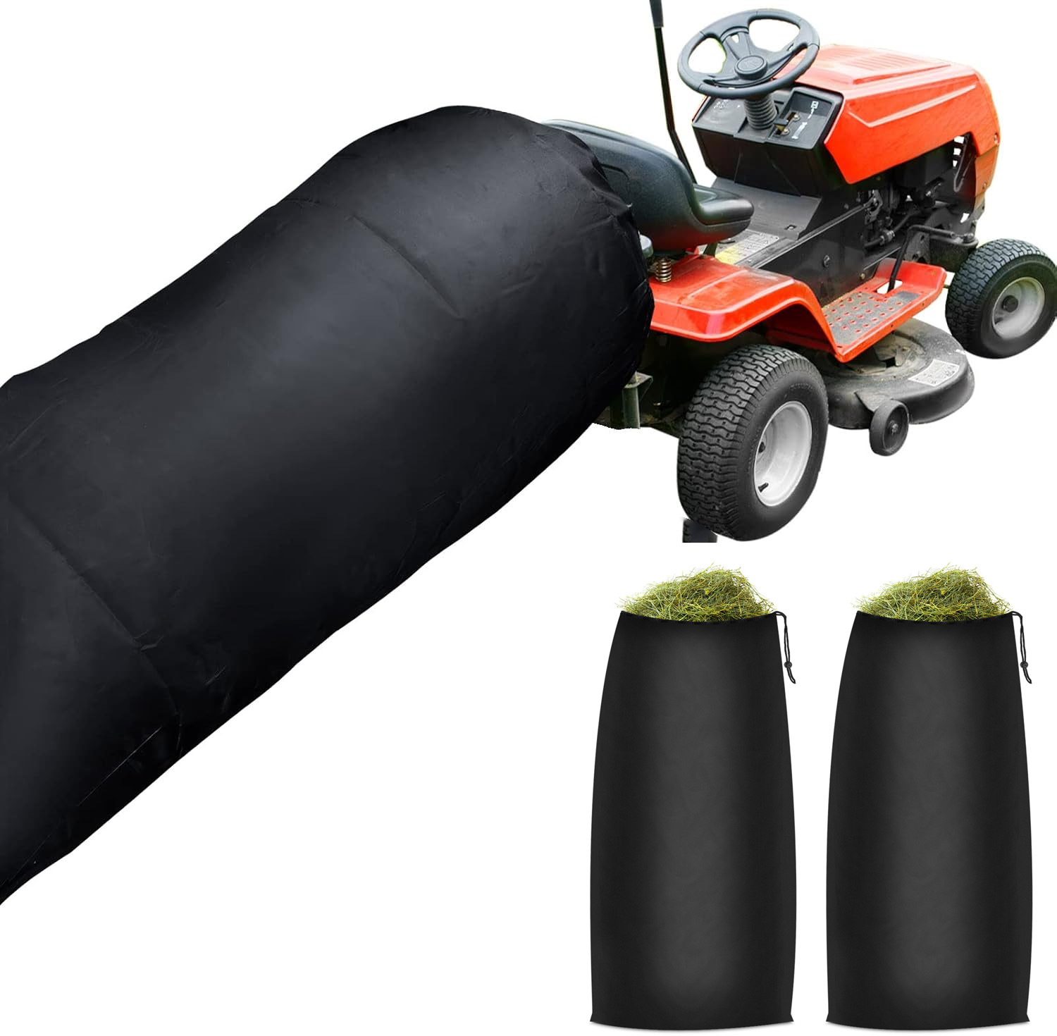 Lawn Tractor Leaf Collection Bag - Efficient Yard Cleanup Solution - Image 2