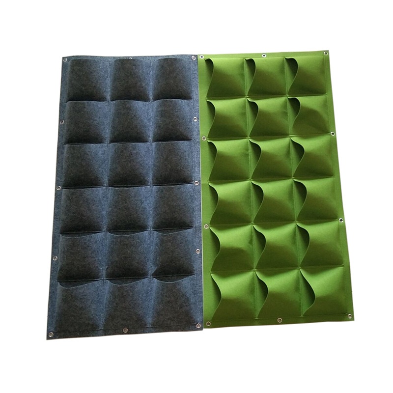 Vertical Wall-mounted Non-woven Felt Three-dimensional Planting Sack for Green Spaces - Image 3