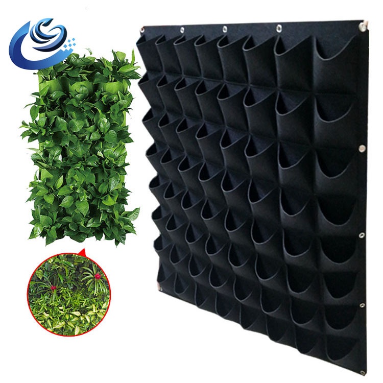 Vertical Wall-mounted Non-woven Felt Three-dimensional Planting Sack for Green Spaces - Image 4