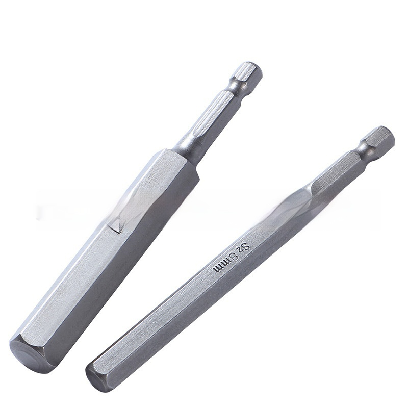 Premium Silver S2 Hexagonal Bit Set - 8-Piece Durable Tool Kit - Image 3