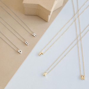Stylish Simple Letter 26 Necklace - Clavicle Chain, Bracelet & Anklet Combo