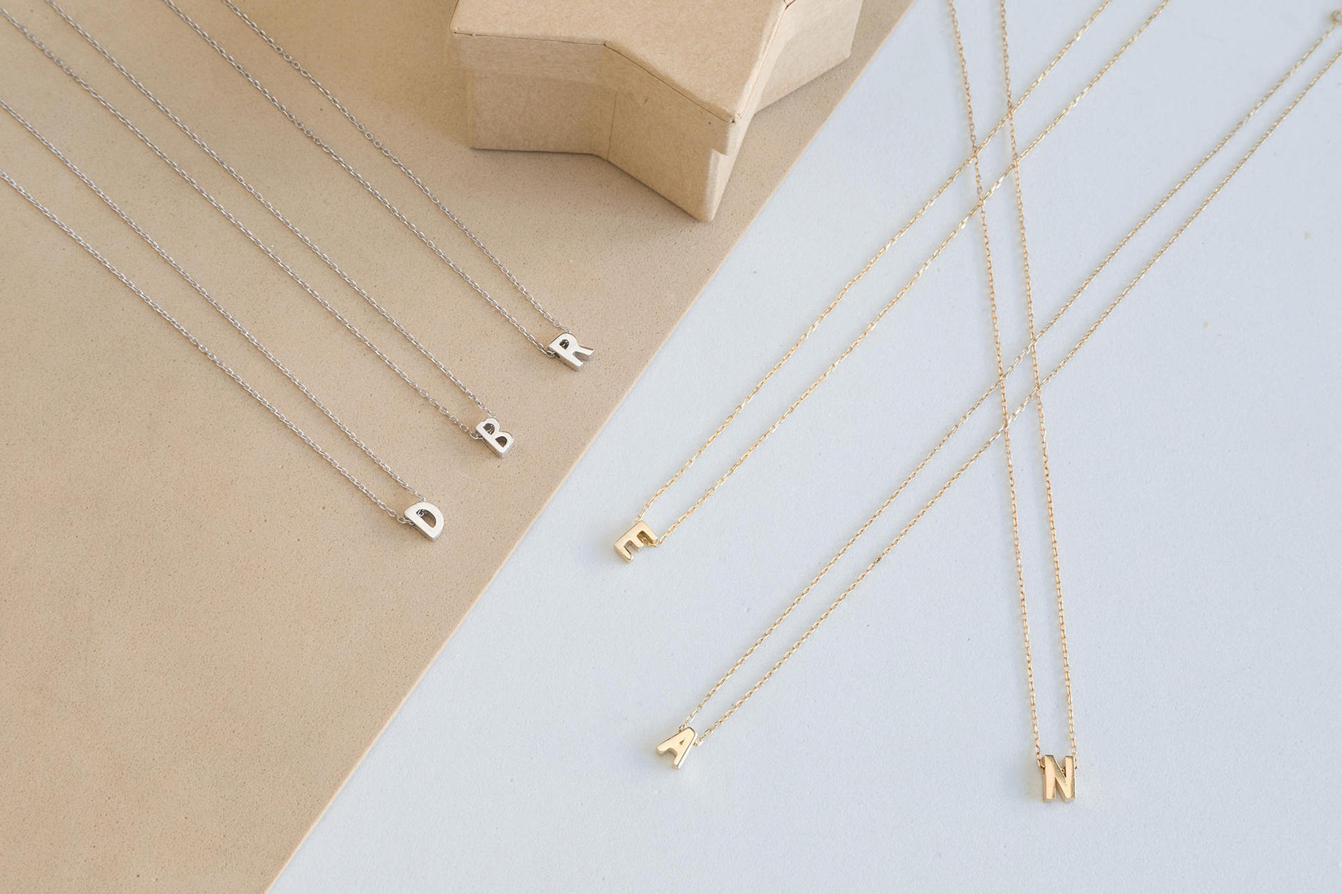 Stylish Simple Letter 26 Necklace - Clavicle Chain, Bracelet & Anklet Combo
