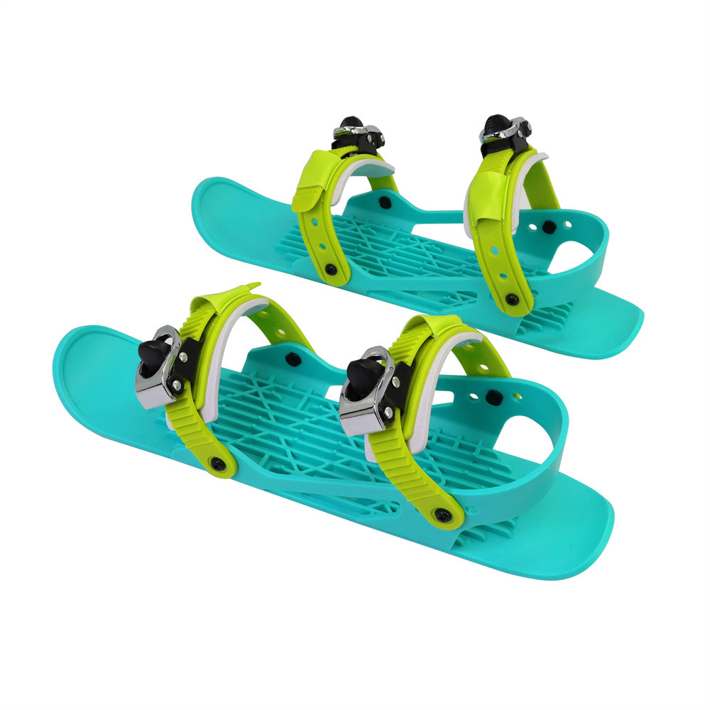 Portable Mini Ski Skates - Adjustable Short Skiboard Shoes for Snow Fun - Image 3