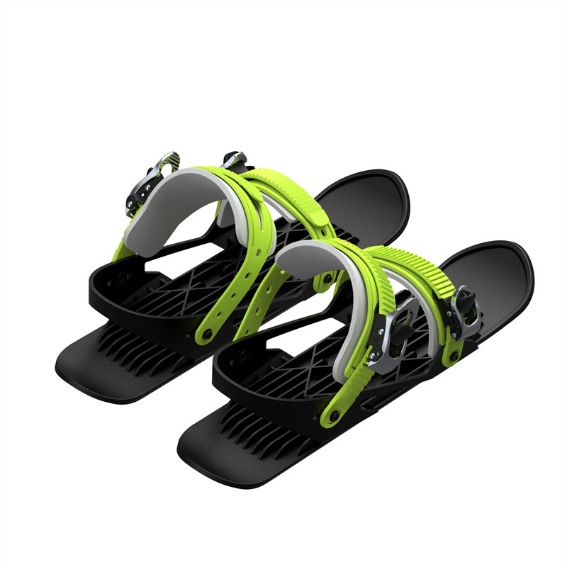 Portable Mini Ski Skates - Adjustable Short Skiboard Shoes for Snow Fun - Image 9