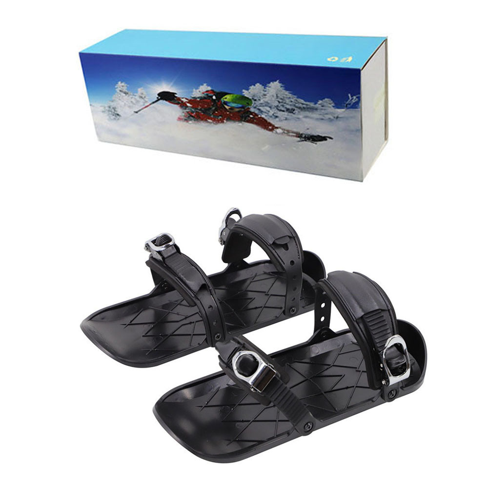 Portable Mini Ski Skates - Adjustable Short Skiboard Shoes for Snow Fun - Image 12
