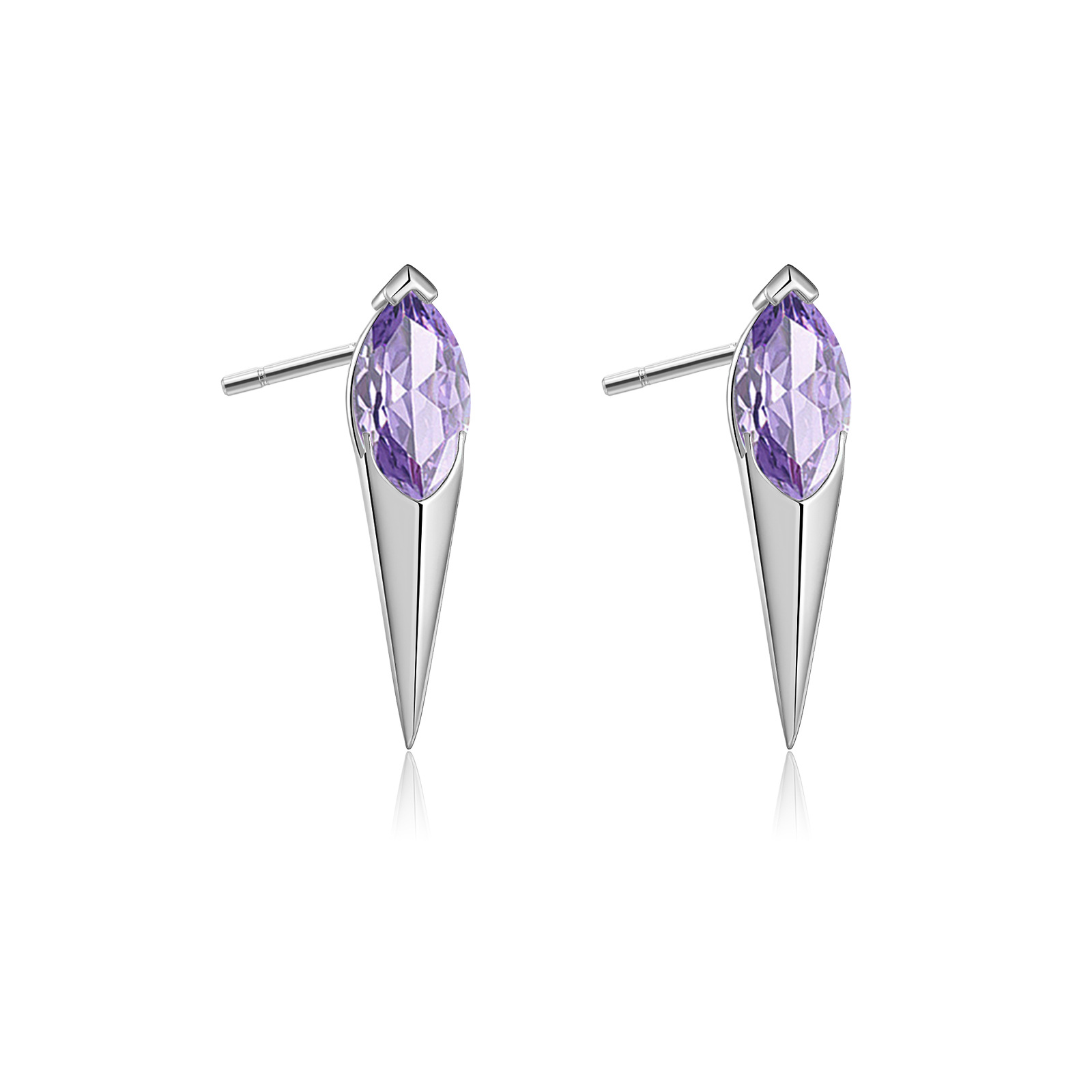 S925 Silver Vintage Rivet Stud Earrings - Geometric Niche Design - Image 10