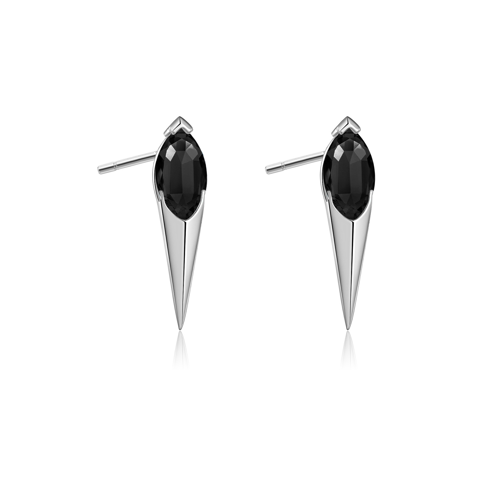 S925 Silver Vintage Rivet Stud Earrings - Geometric Niche Design - Image 11