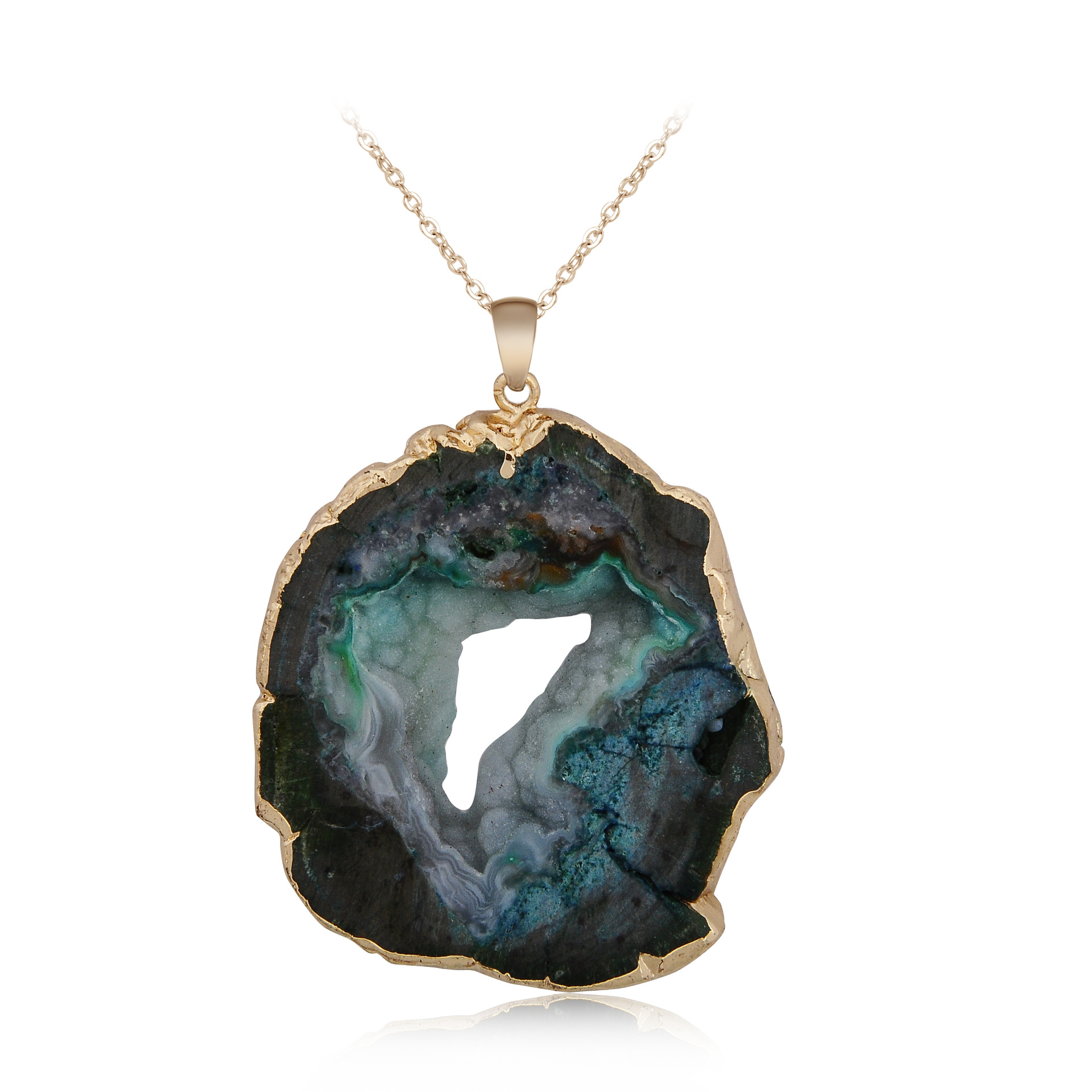 Elegant Natural Stone Pendant - Unique Jewelry for Every Occasion - Image 3