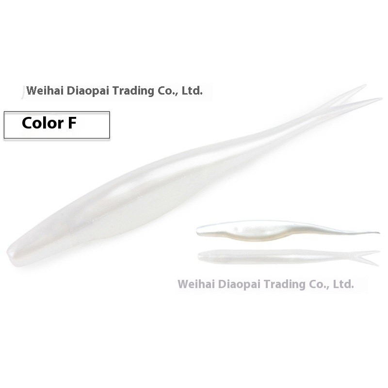 TPR Luer Soft Lure 6 G12cm - Vibrant Two-tone Design for Effective Fishing